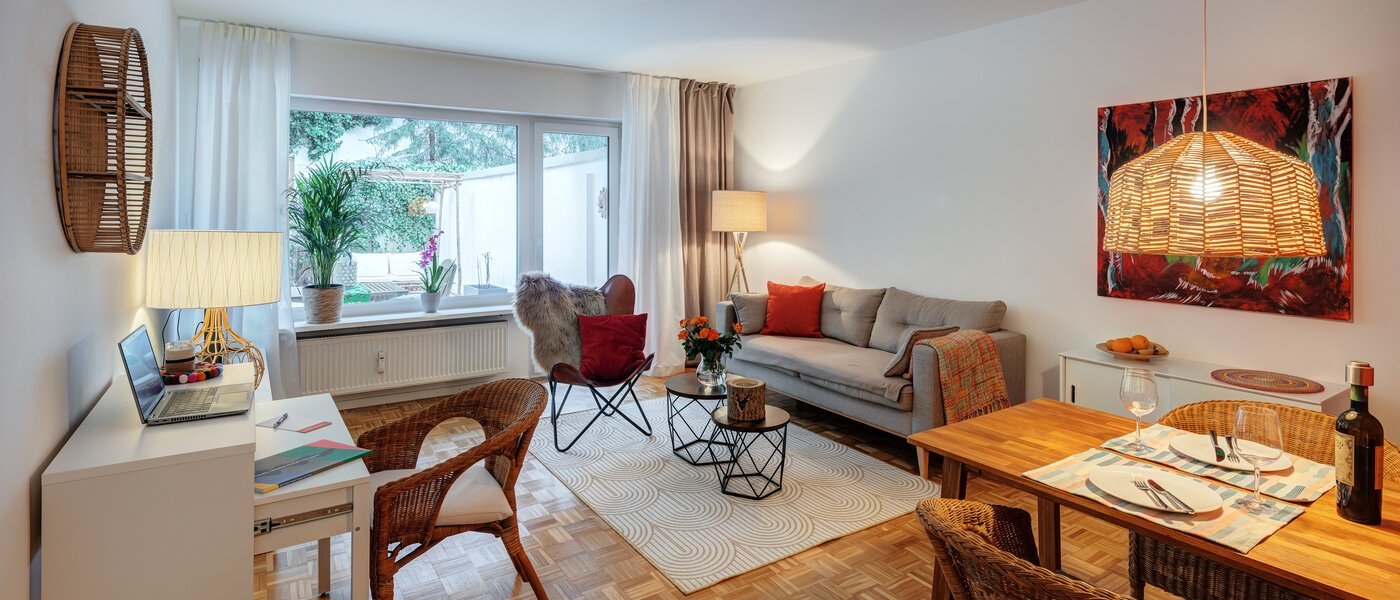 appartamento München Solln 01 zona living 14271