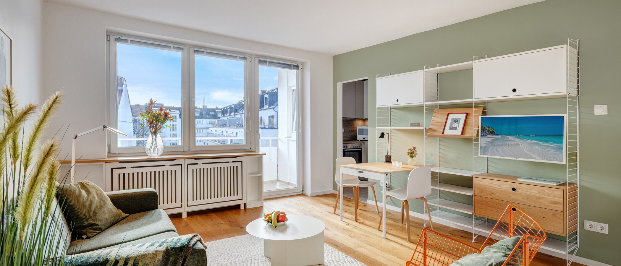 appartamento München Au-Haidhausen 05 zona living 14286