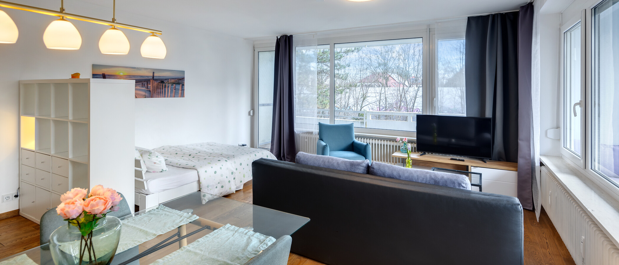 appartamento München Obermenzing 03 zona living 14295