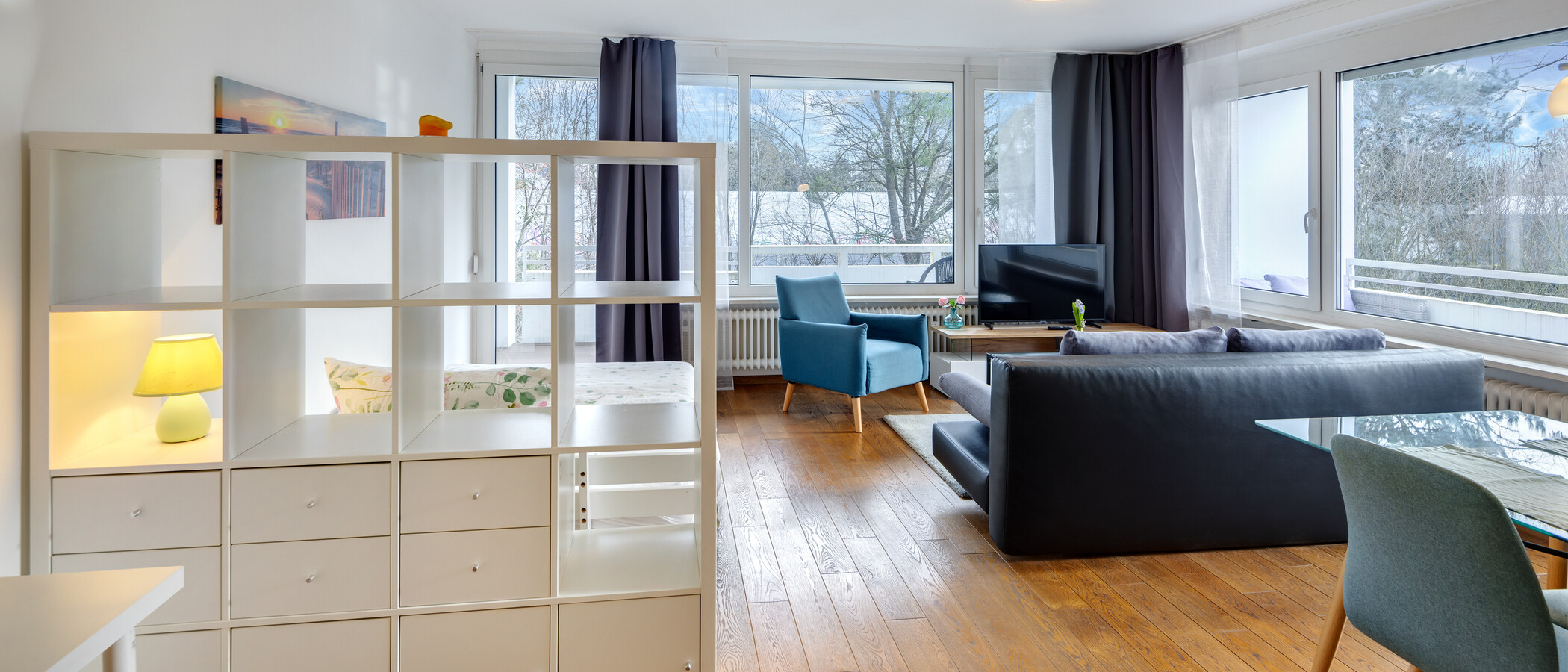 appartamento München Obermenzing 04 zona living 14295