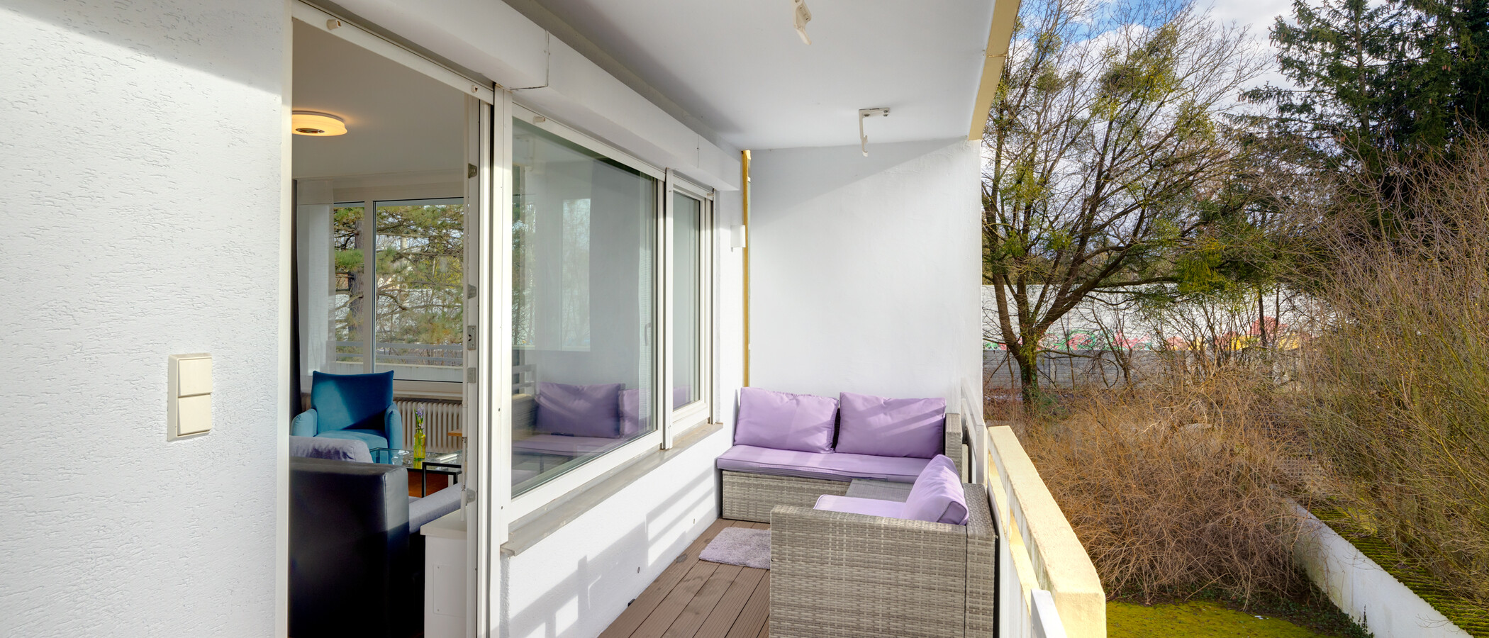 appartamento München Obermenzing 01 1° balcone 14295