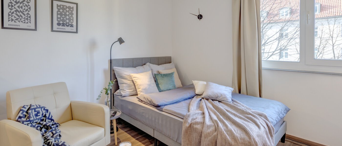 abitazione München Schwabing-West 01 zona notte 14298