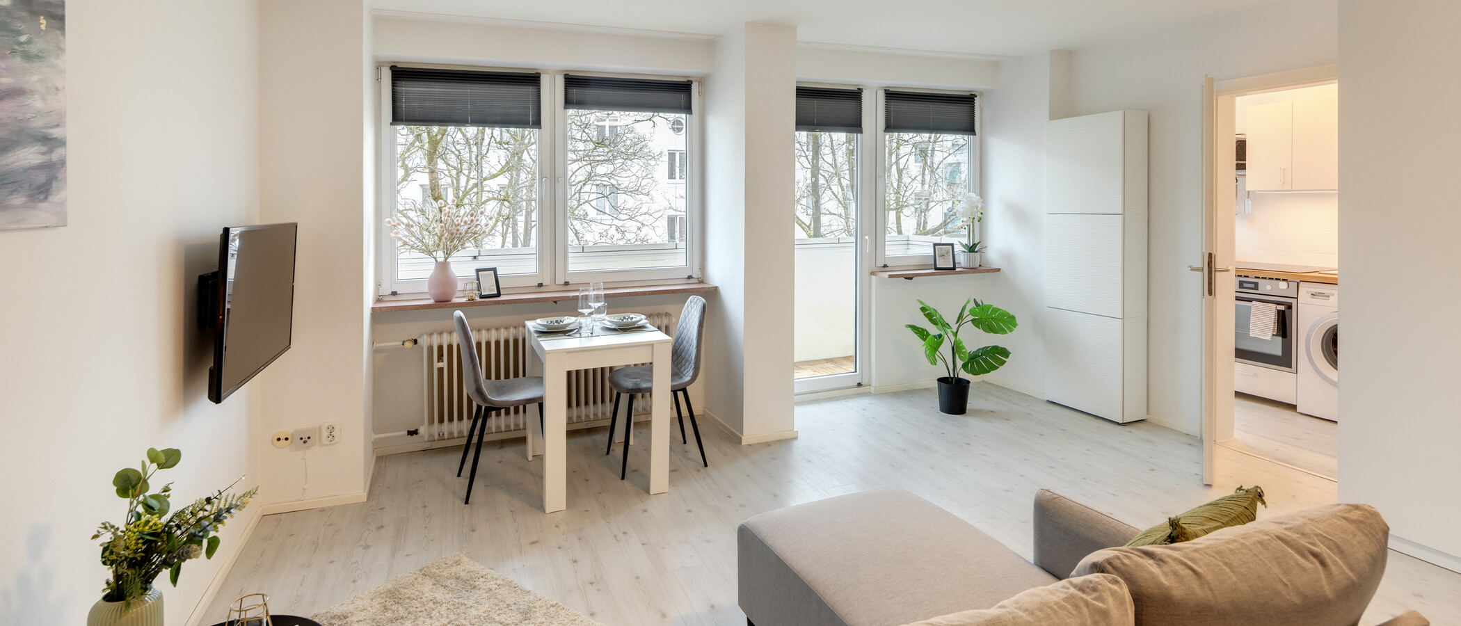 appartamento München Untergiesing 03 zona living 14312