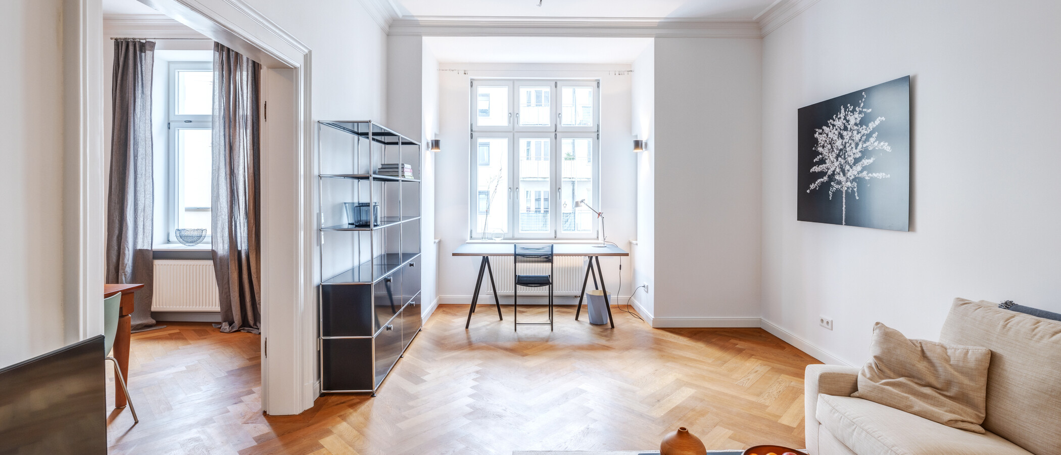 appartamento München Neuhausen 01 zona living 14340