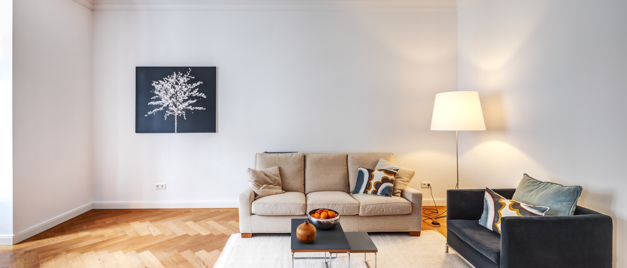appartamento München Neuhausen 03 zona living 14340