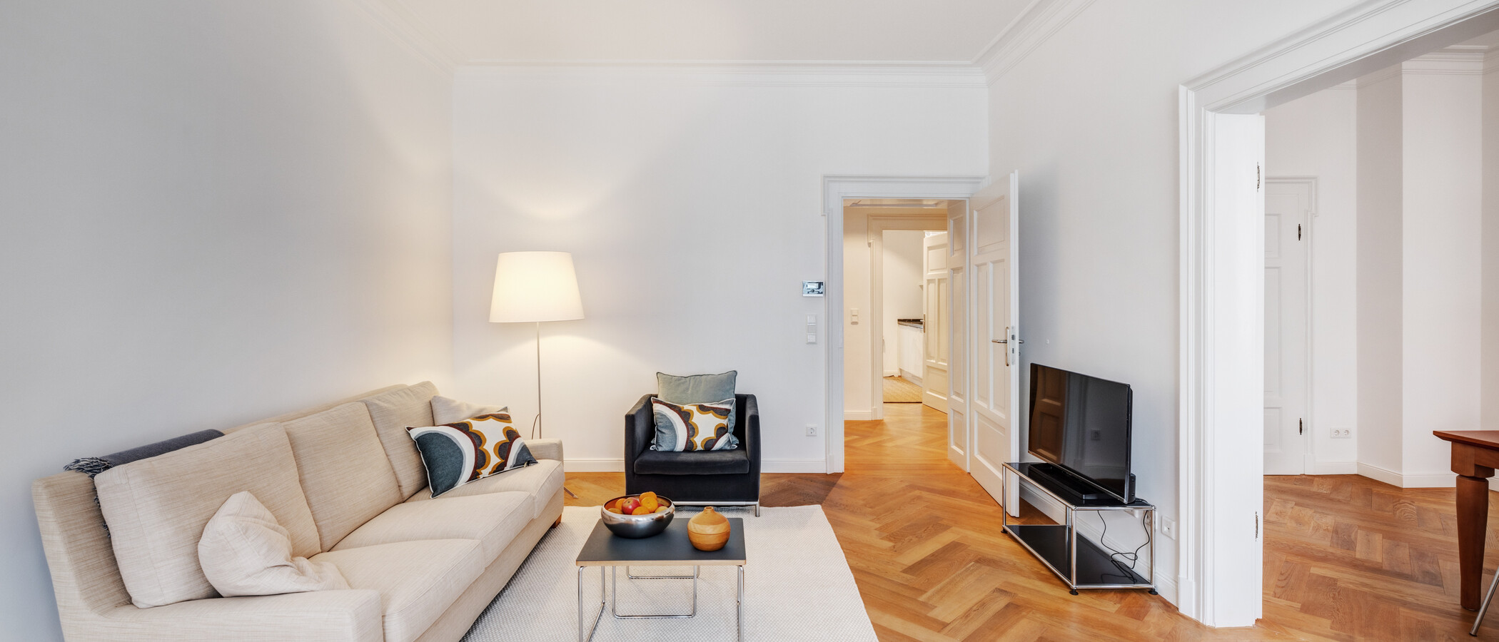 appartamento München Neuhausen 04 zona living 14340