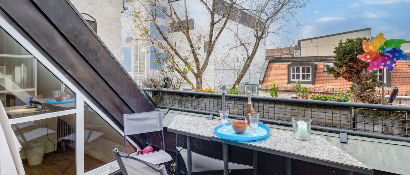 appartamento München Maxvorstadt 03 balcone 14358