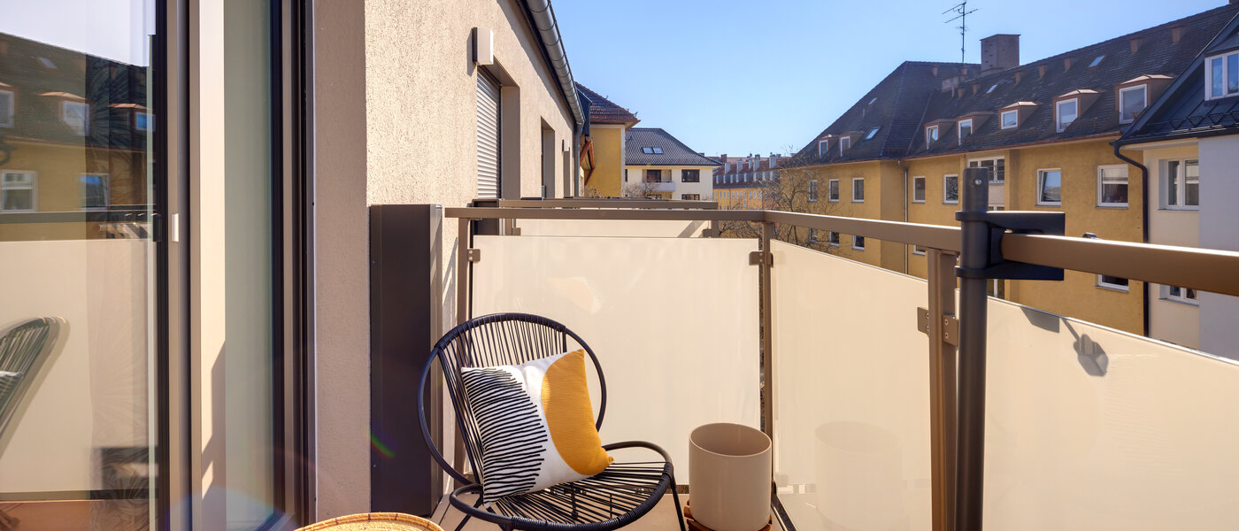 appartamento München Schwabing-West (rund um den Hohenzollernplatz) 03 balcone 14369