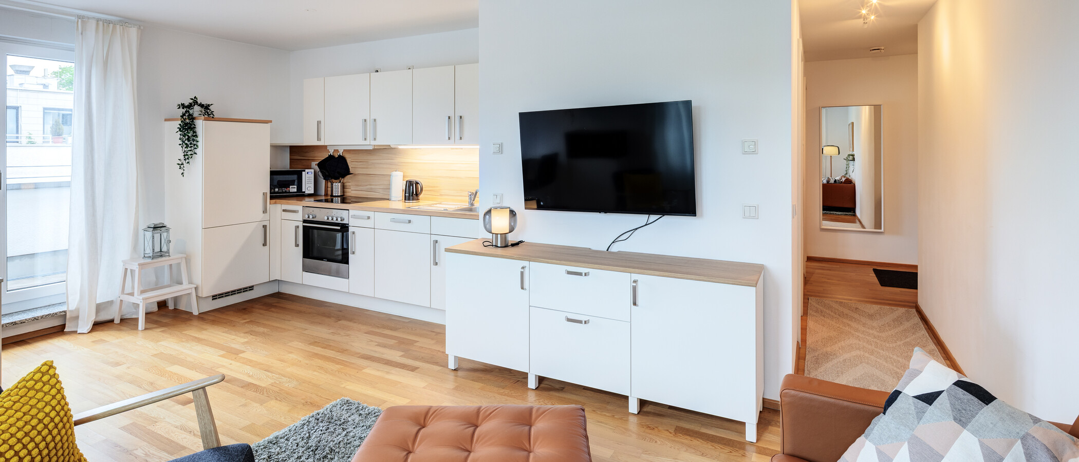 appartamento München Obergiesing 03 zona living 14378