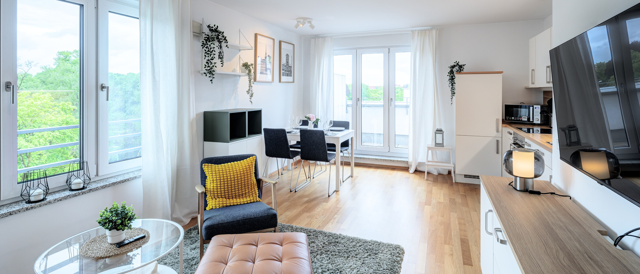 appartamento München Obergiesing 04 zona living 14378