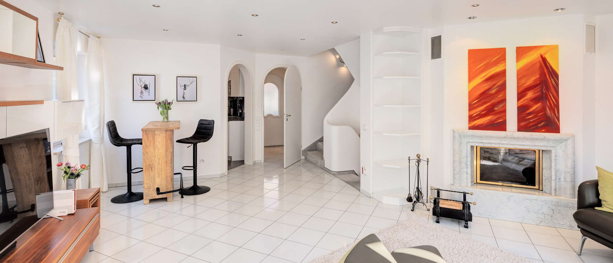 casa a schiera Pullach im Isartal 07 zona living 14381