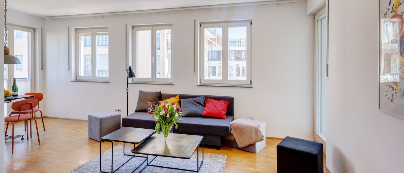 appartamento München Theresienhöhe 01 zona living 14384
