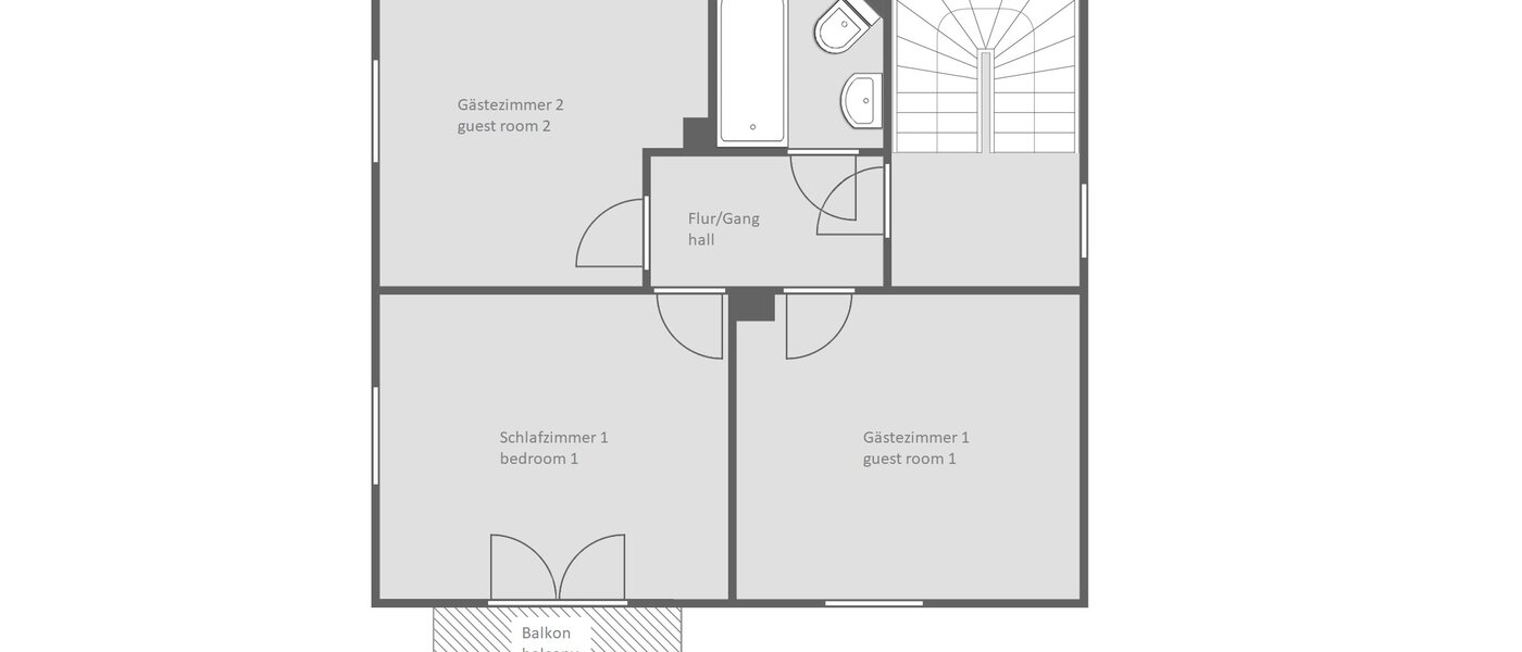 casa indipendente München Daglfing 02 planimetria 14387
