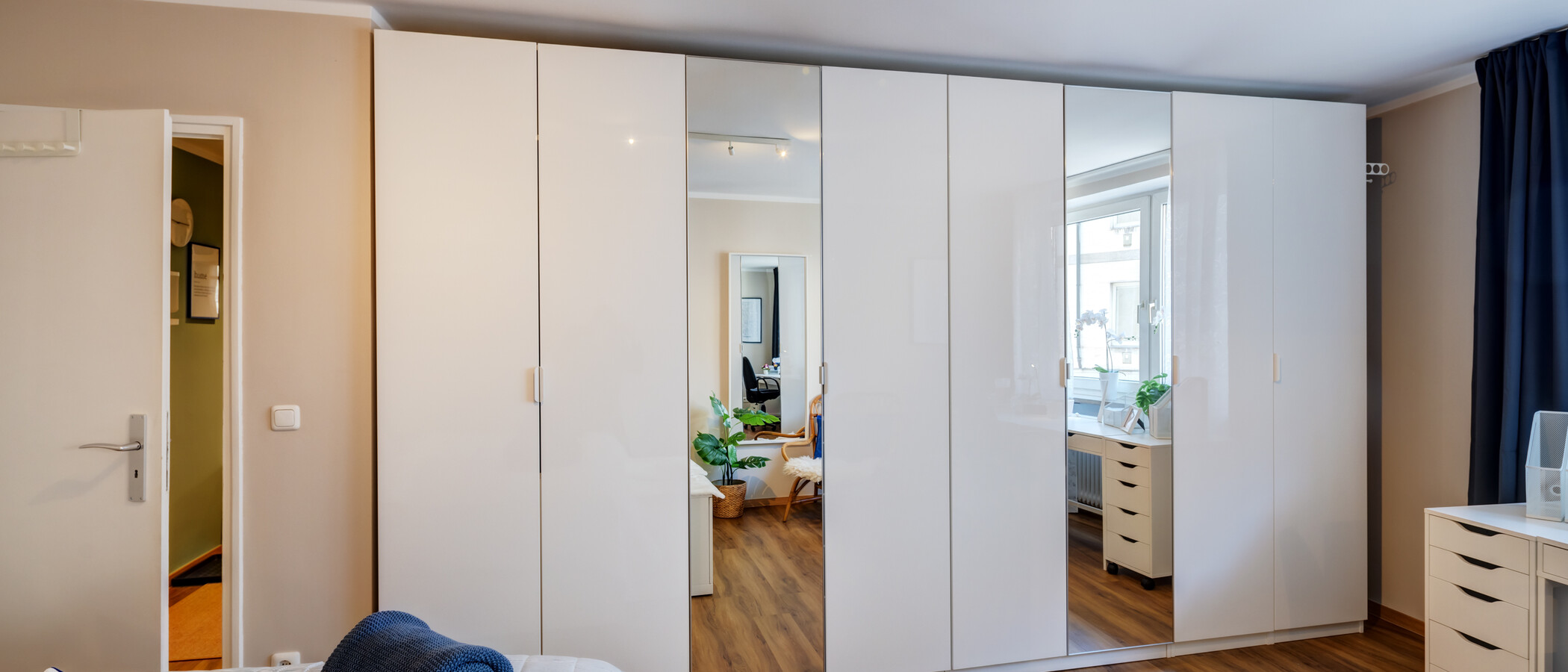 appartamento München Lehel 02 camera da letto 14389