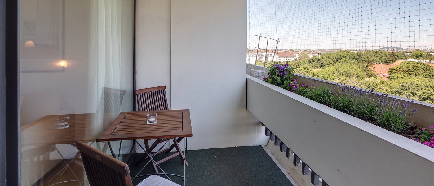 appartamento München Schwabing-Georgenschwaige 01 balcone 1439