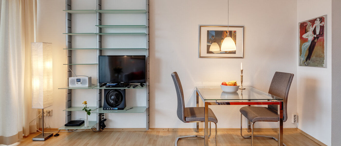 appartamento München Schwabing-Georgenschwaige 05 zona living 1439