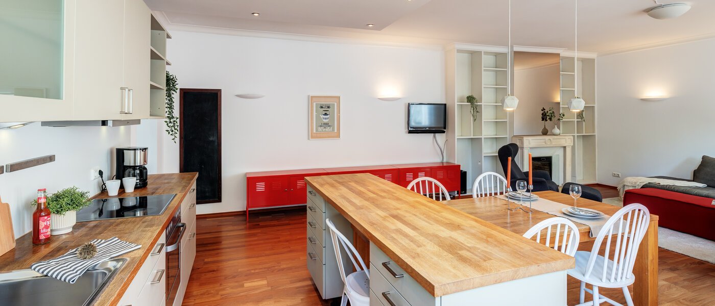 attico con terrazzo München Solln 05 cucina 14396