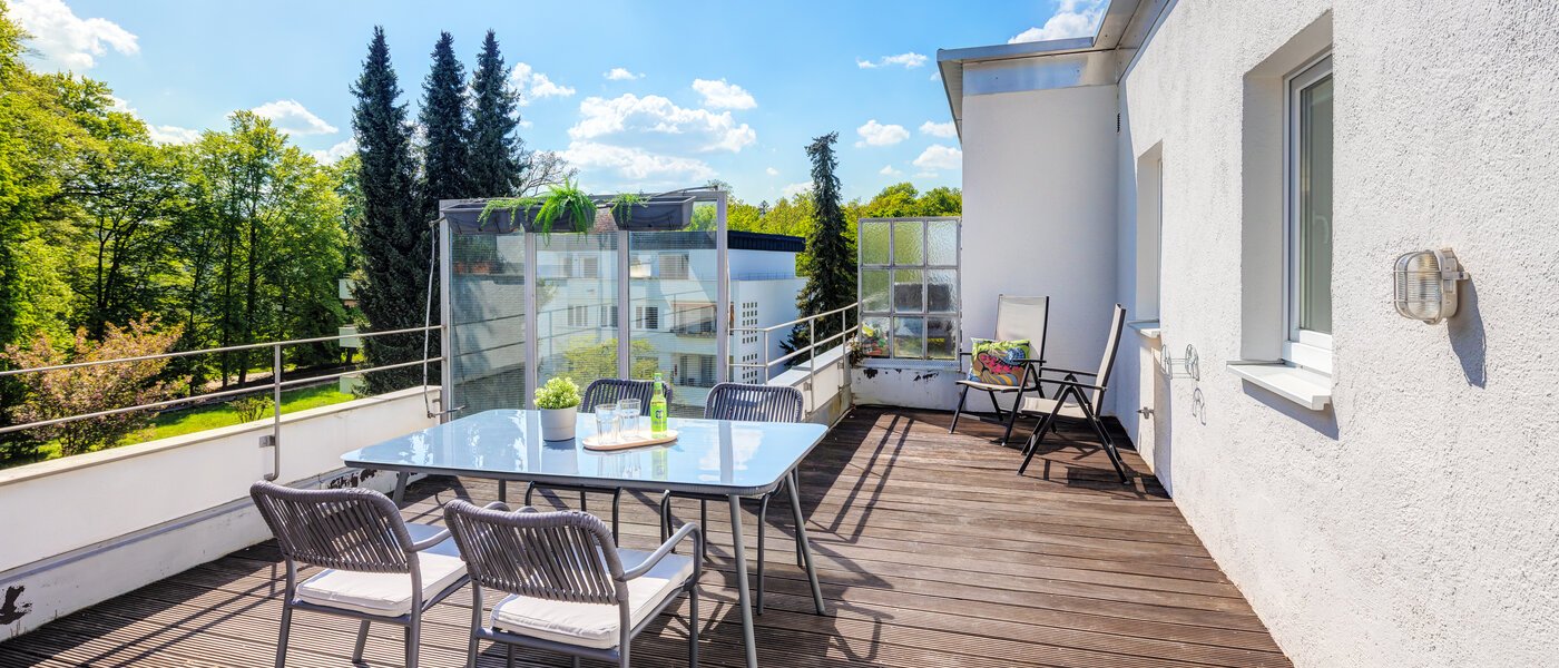 attico con terrazzo München Solln 03 1° terrazza sul tetto 14396