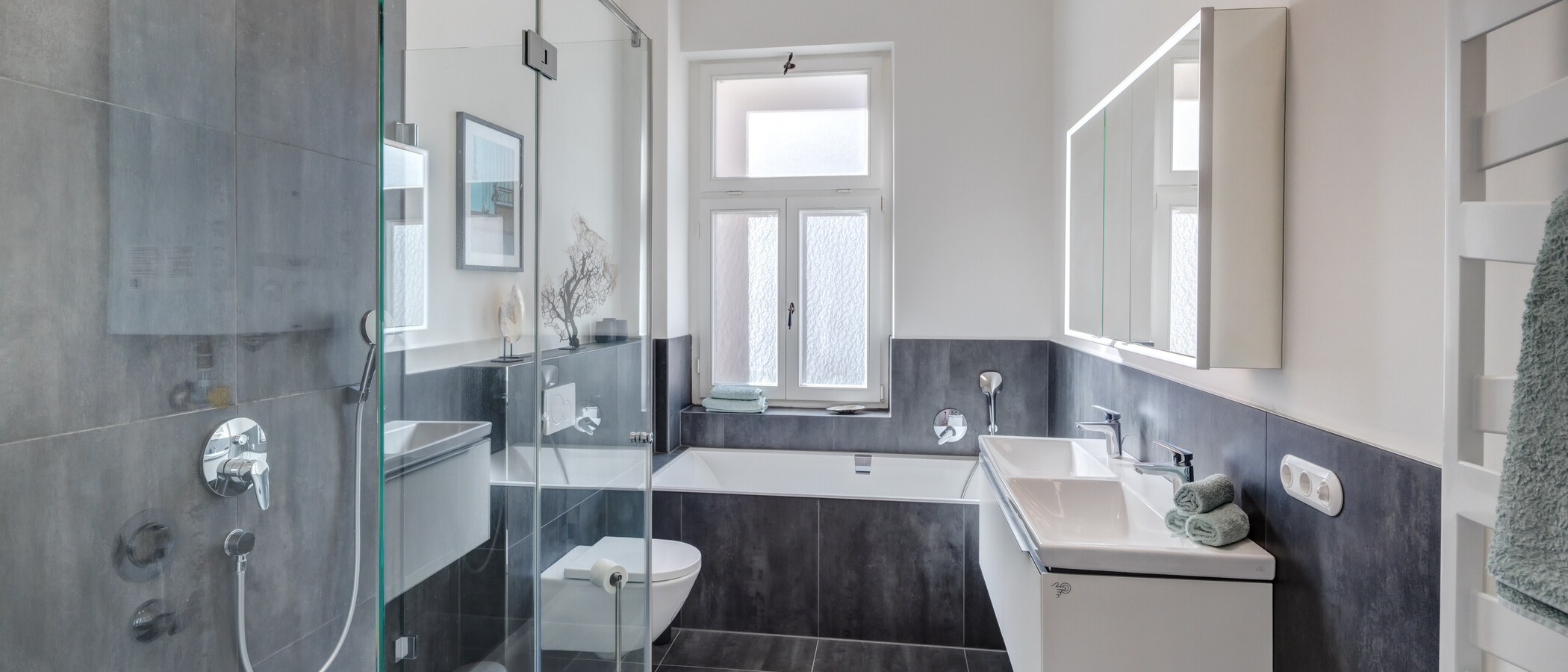 appartamento München Schwabing-Nord (zw. Leopoldstraße & Englischen Garten) 01 bagno 14397
