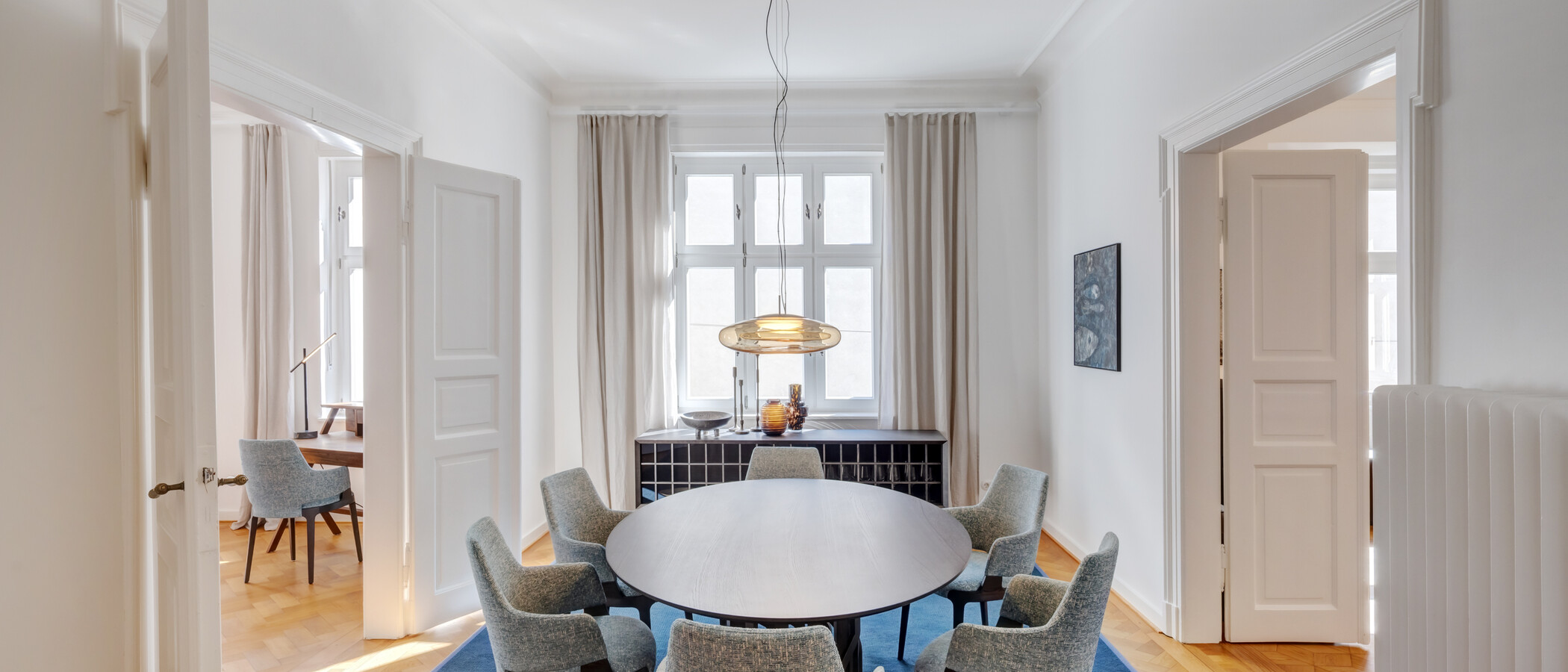 appartamento München Schwabing-Nord (zw. Leopoldstraße & Englischen Garten) 01 sala da pranzo 14397