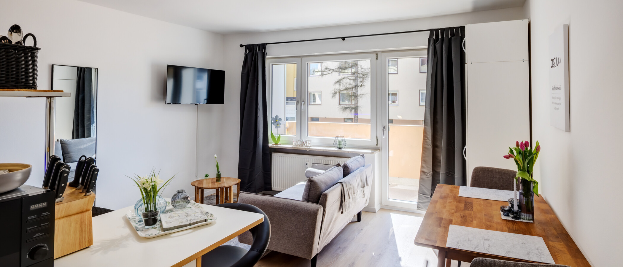 appartamento München Moosach 01 zona living 14399