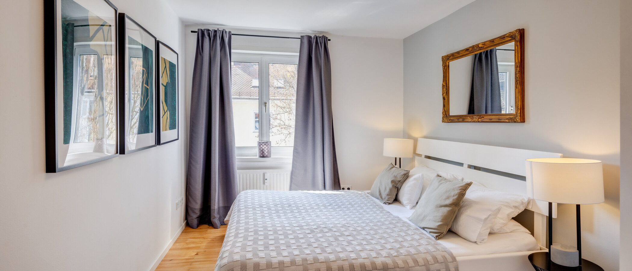 appartamento München Maxvorstadt - Rund um den Josephsplatz 01 1° camera da letto 14405