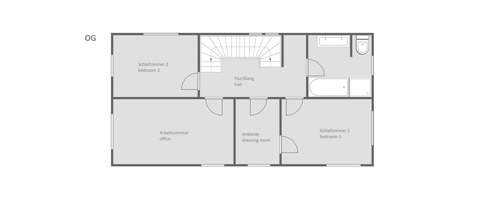 casa indipendente Schäftlarn 02 planimetria 14427