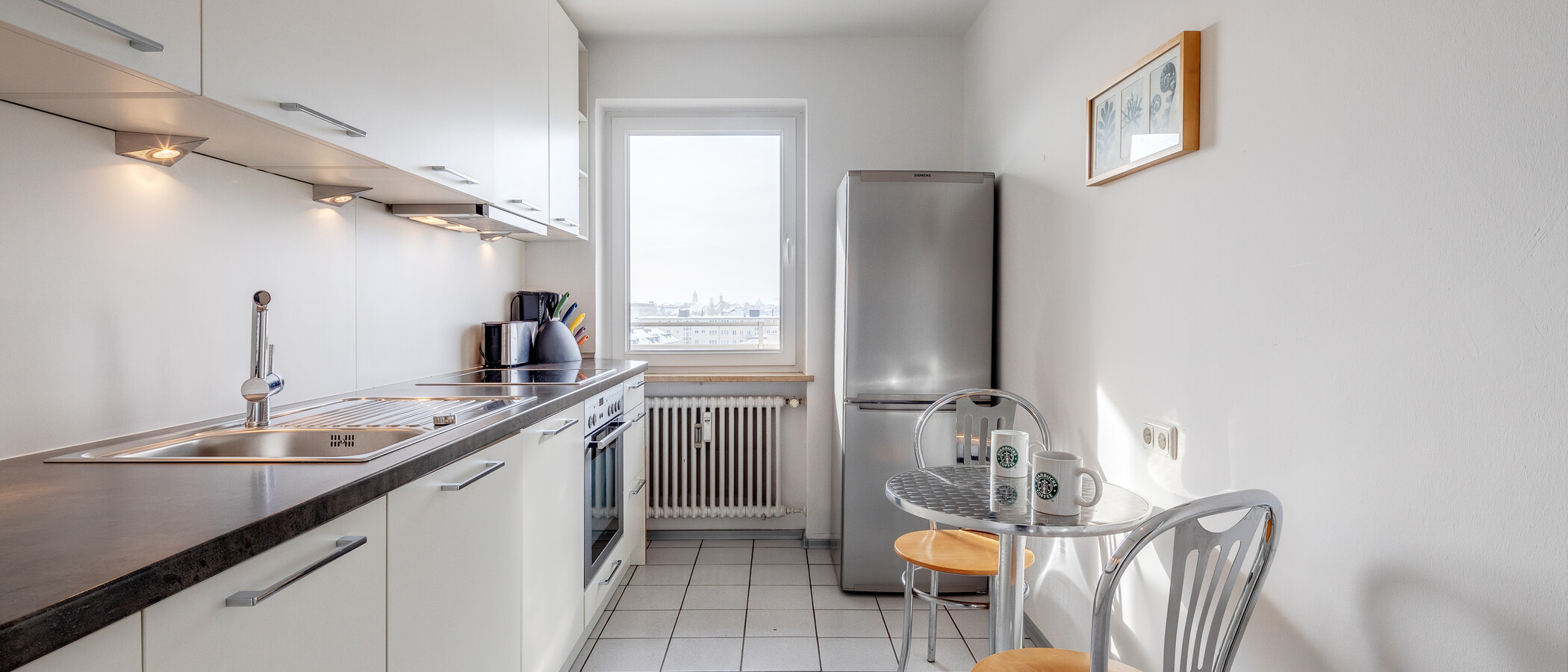 appartamento München Schwabing-Georgenschwaige 01 cucina 1443