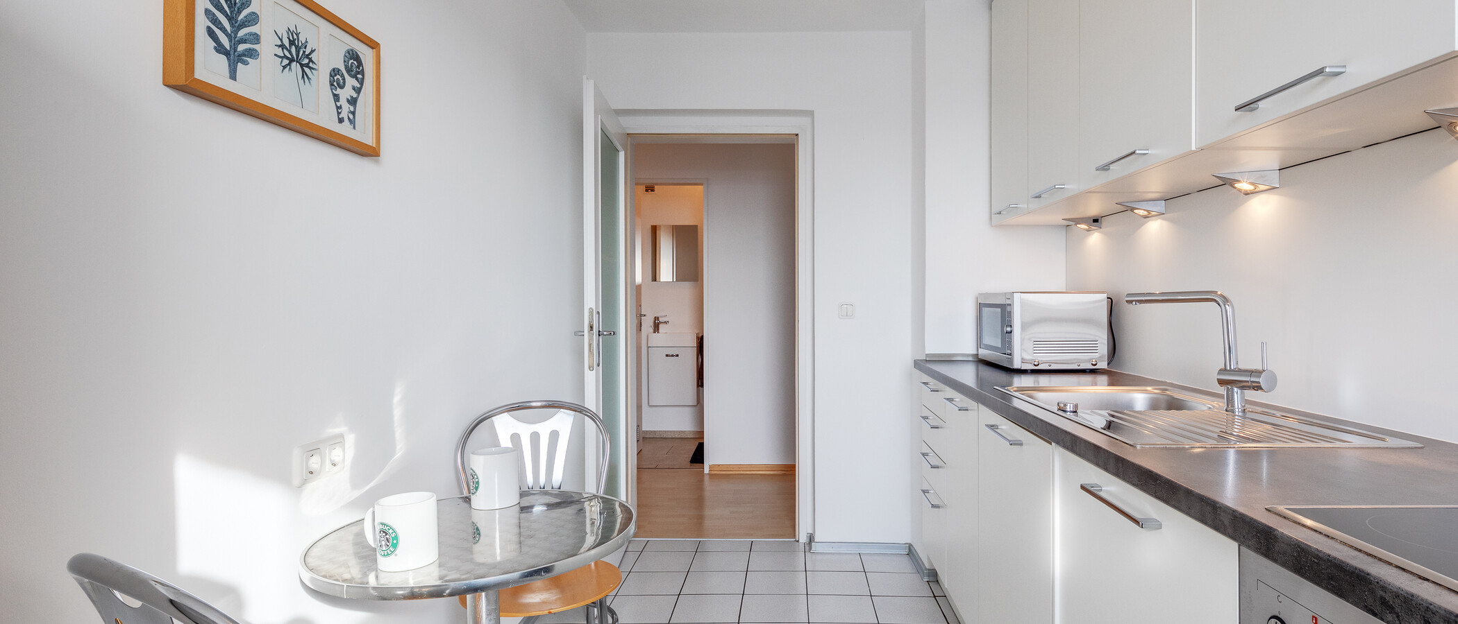appartamento München Schwabing-Georgenschwaige 03 cucina 1443