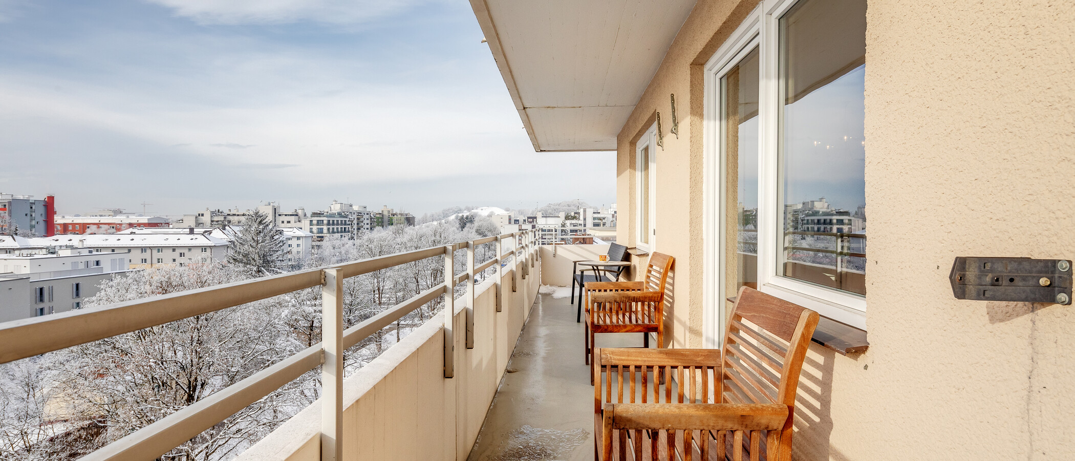 appartamento München Schwabing-Georgenschwaige 01 balcone 1443