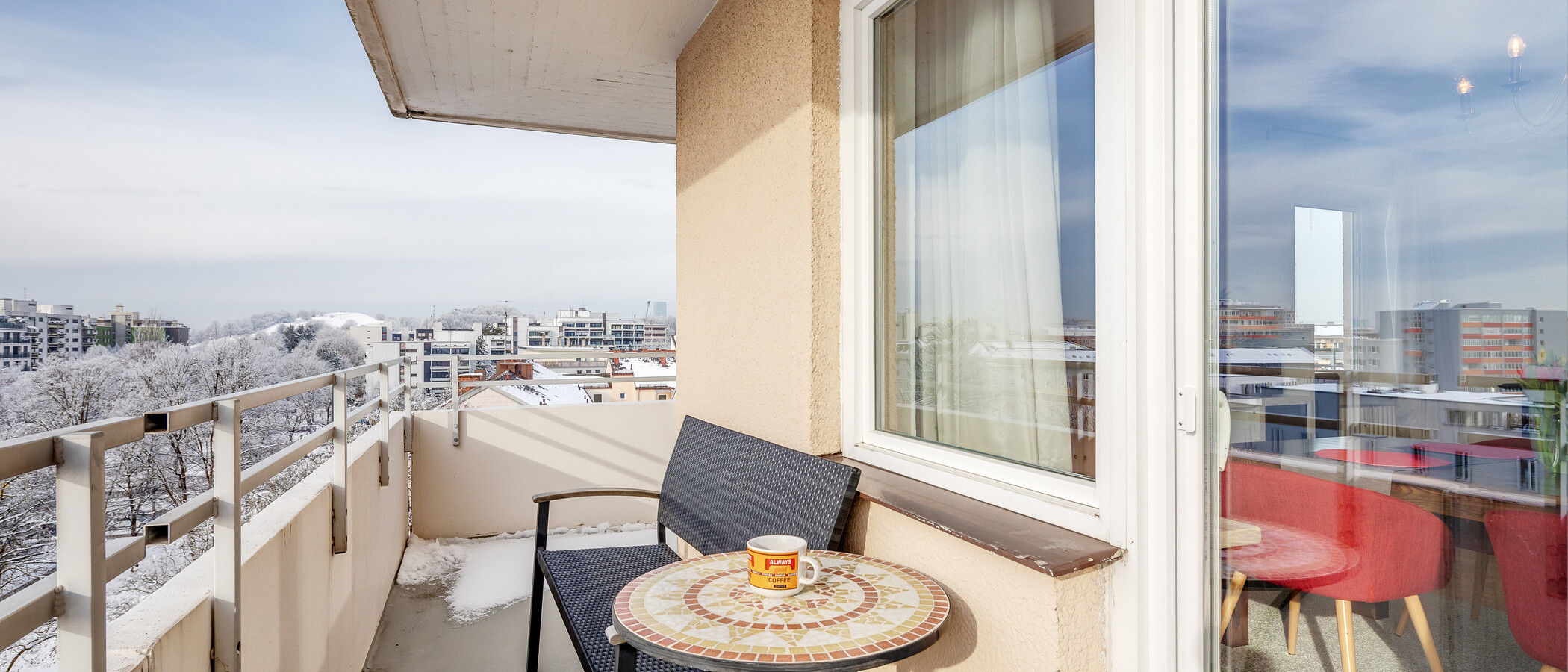 appartamento München Schwabing-Georgenschwaige 02 balcone 1443