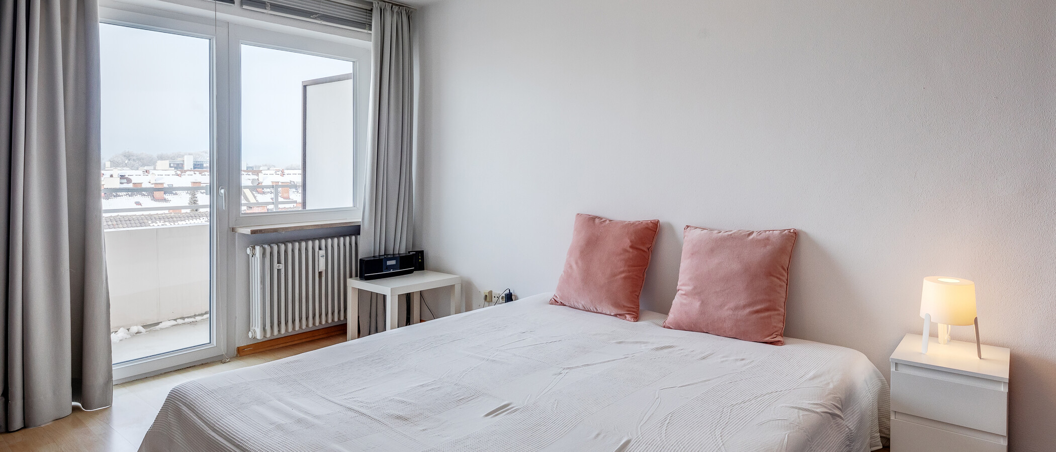 appartamento München Schwabing-Georgenschwaige 01 camera da letto 1443