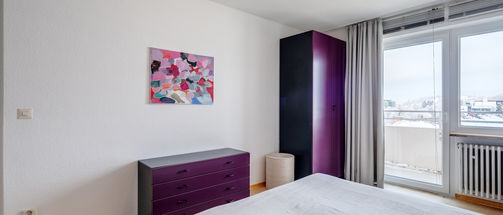 appartamento München Schwabing-Georgenschwaige 02 camera da letto 1443