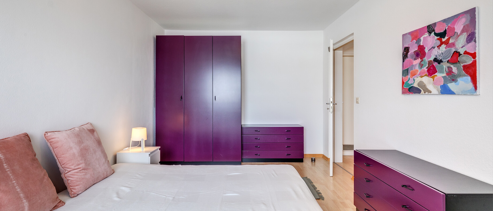 appartamento München Schwabing-Georgenschwaige 03 camera da letto 1443