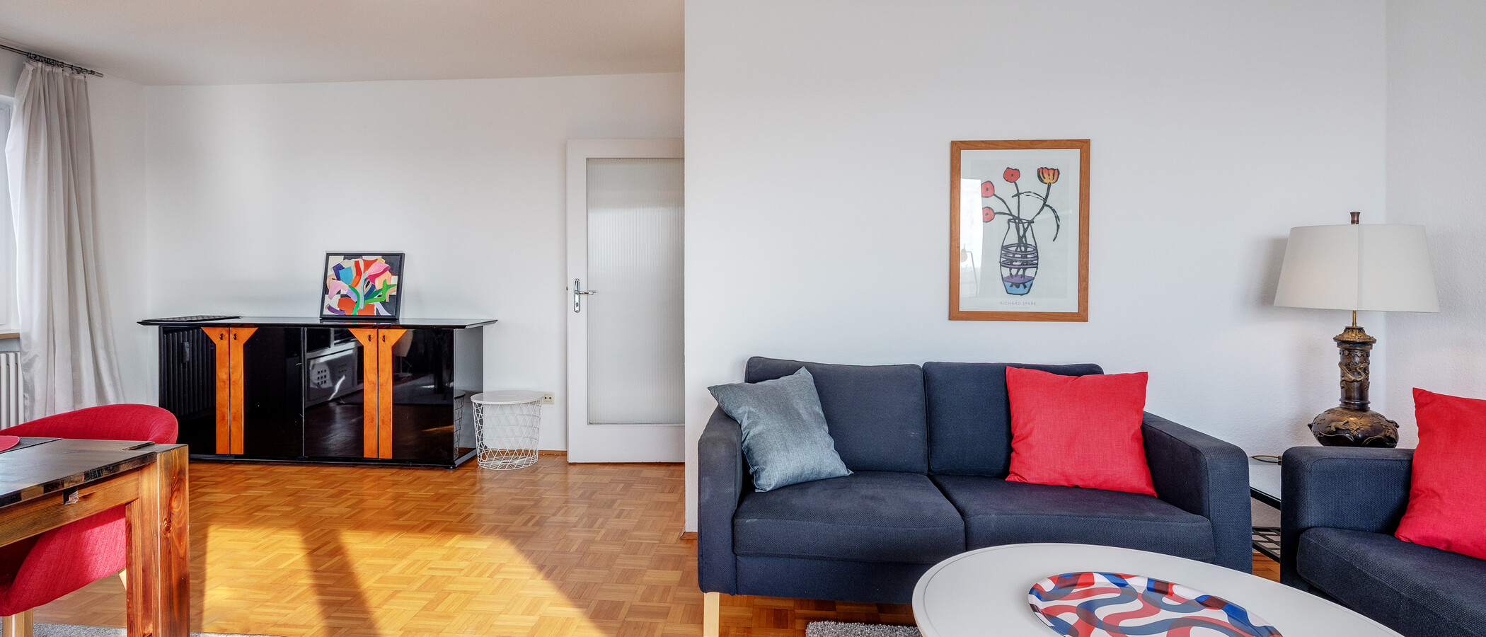 appartamento München Schwabing-Georgenschwaige 04 zona living 1443