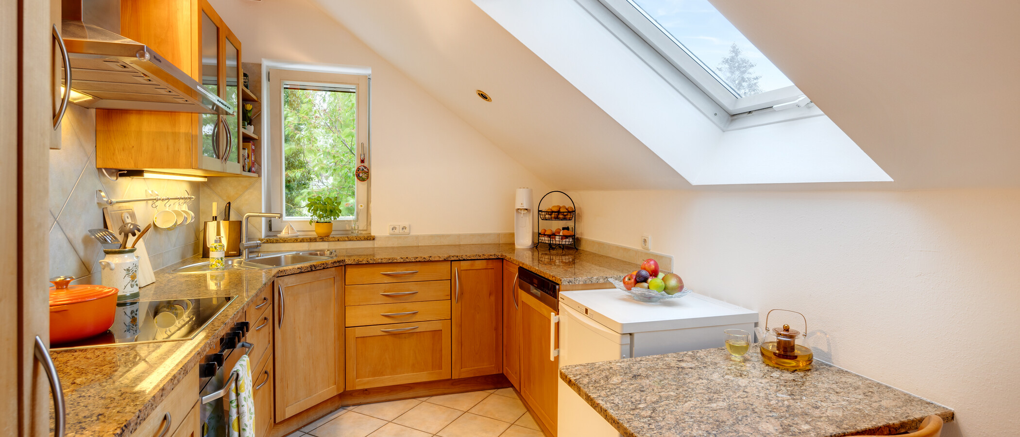 attico München Waldperlach 01 cucina 14432