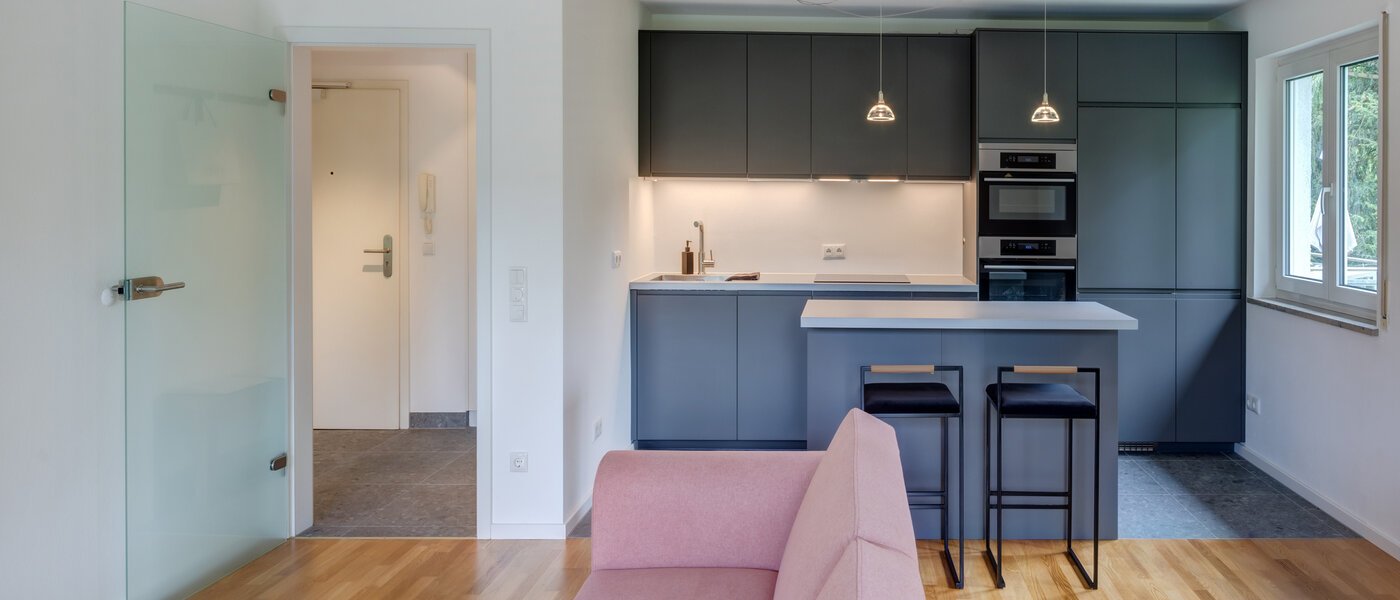 appartamento München Thalkirchen 01 zona living 14439