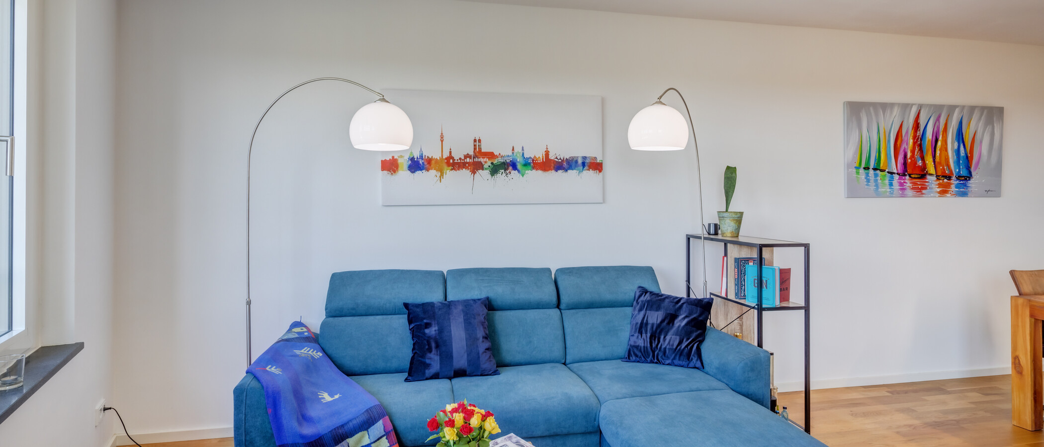 appartamento München Obersendling 03 zona living 14447