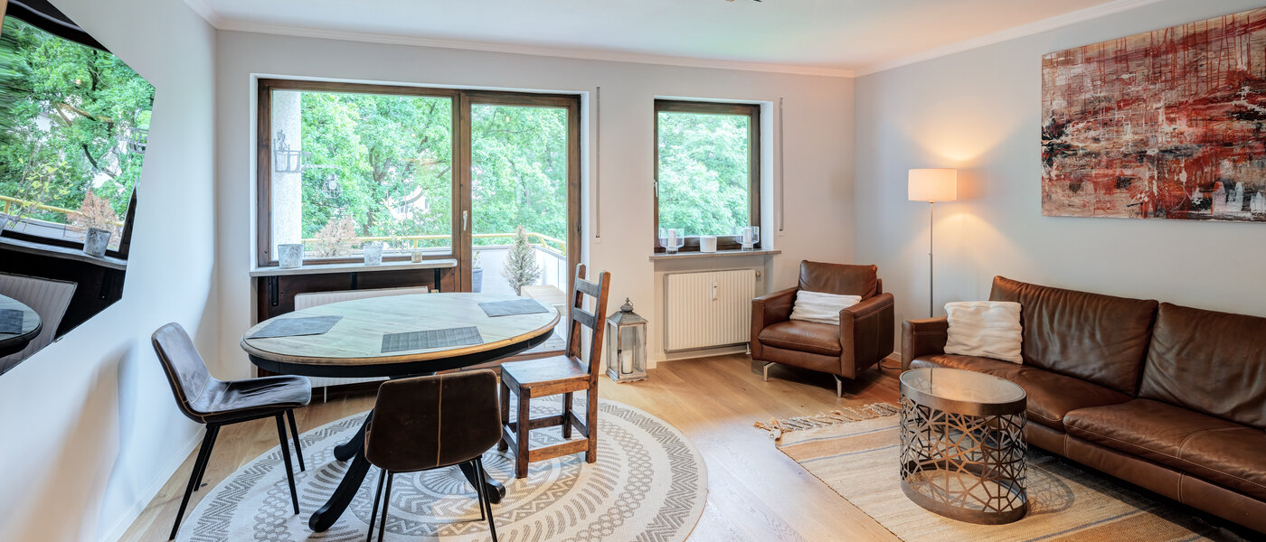 appartamento München Sendling 01 zona living 14453