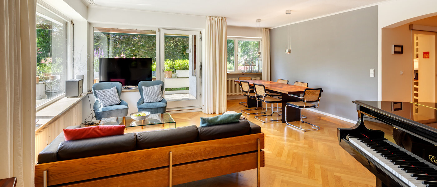 appartamento München Menterschwaige 03 zona living 14458