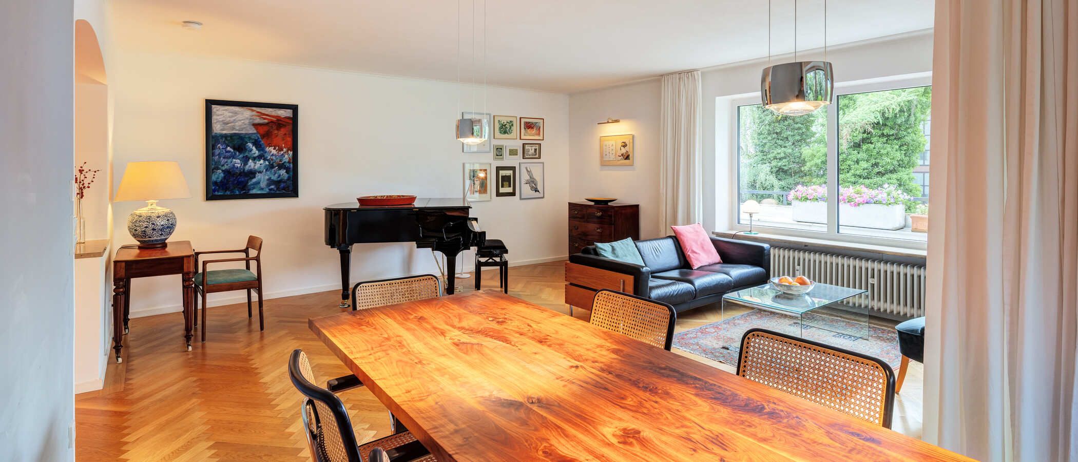 appartamento München Menterschwaige 03 zona living 14458