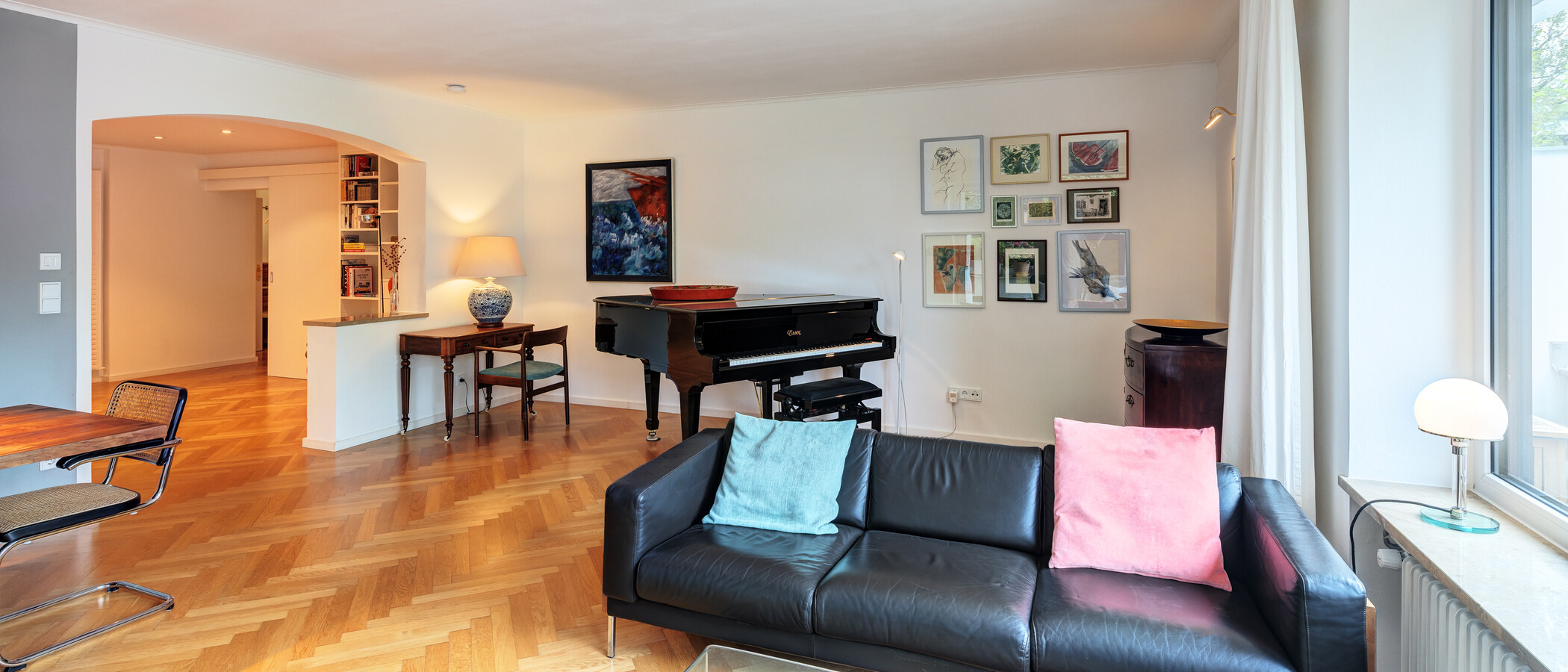appartamento München Menterschwaige 04 zona living 14458
