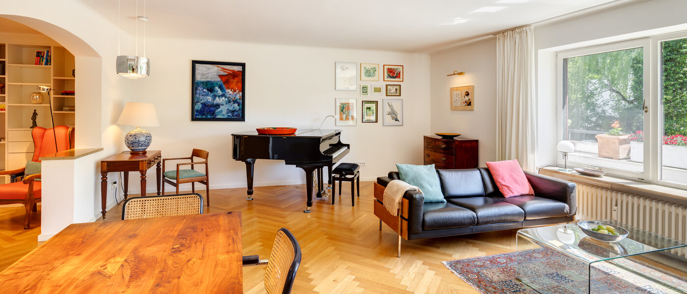 appartamento München Menterschwaige 05 zona living 14458