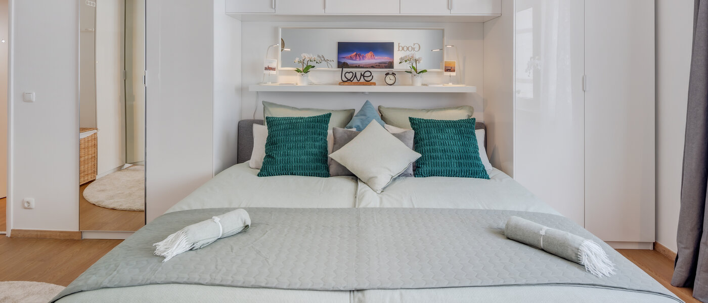 appartamento München Lehel 02 camera da letto 14461