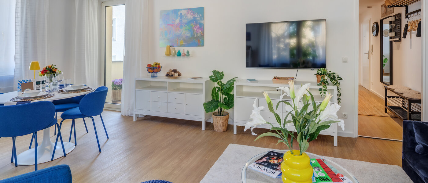 appartamento München Lehel 04 zona living 14461