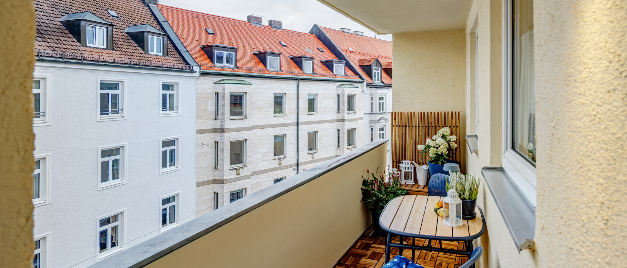 appartamento München Lehel 02 balcone 14463