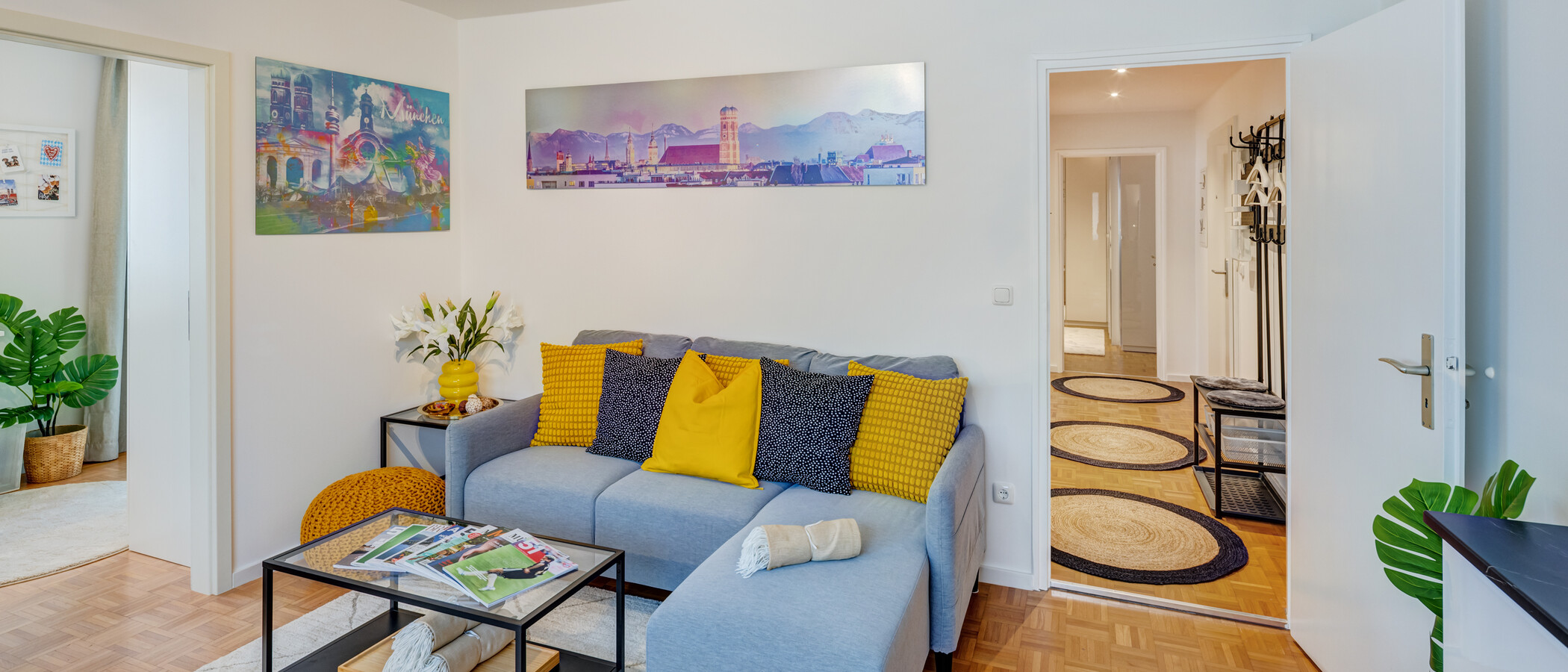 appartamento München Lehel 04 zona living 14463