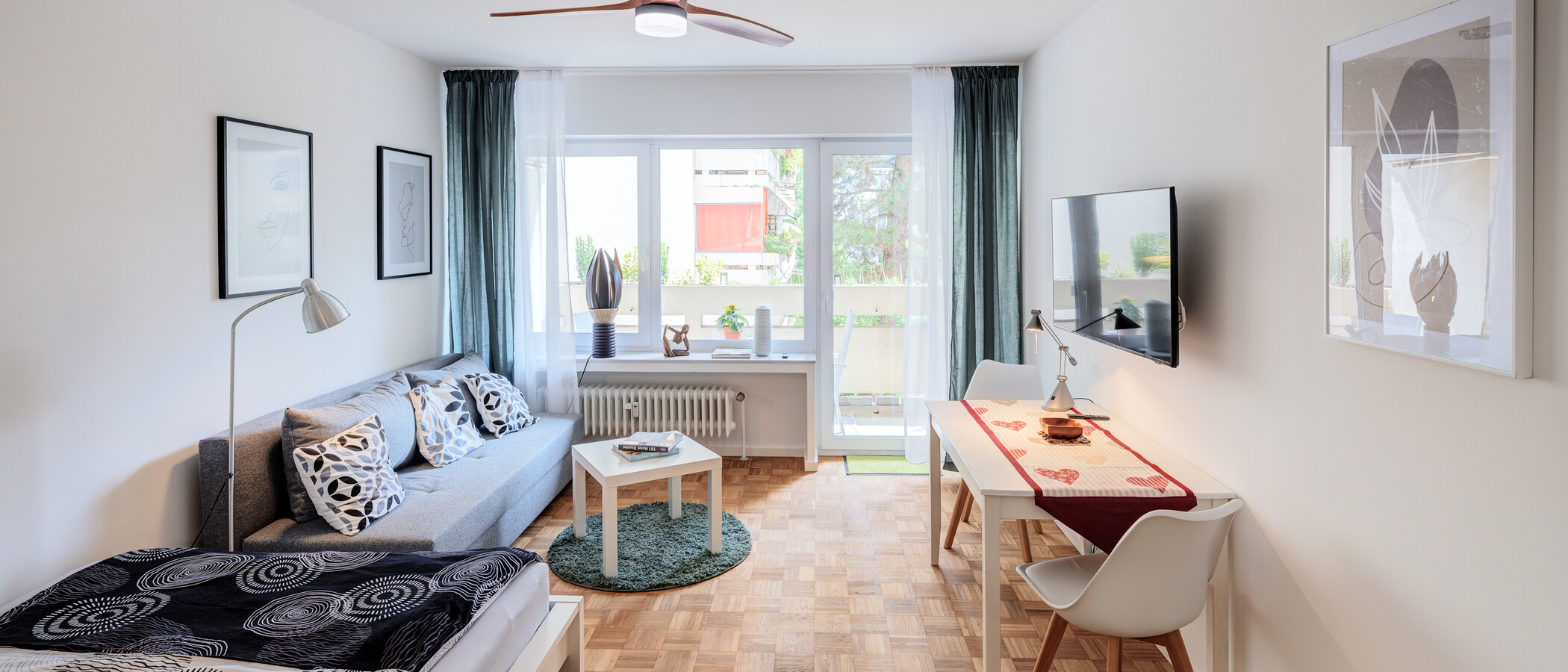appartamento München Pasing 01 zona living 14466