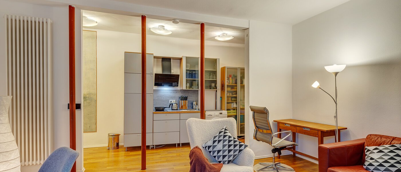 appartamento München Obergiesing 04 zona living 1447