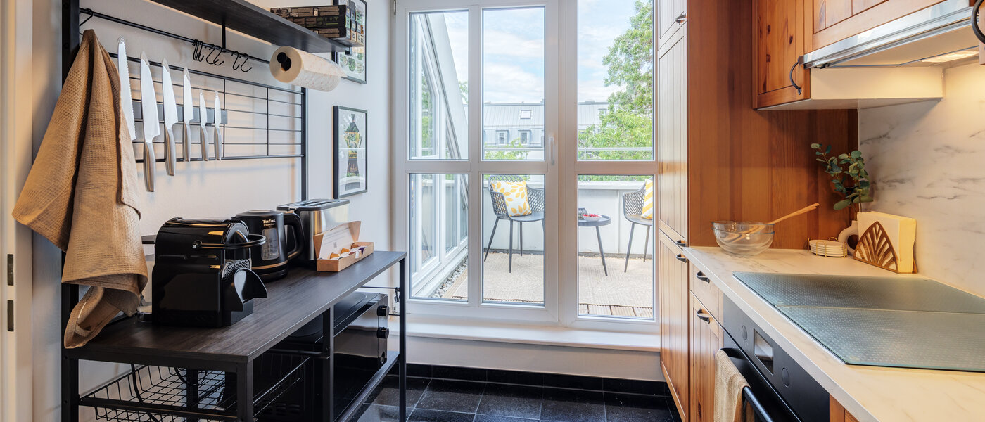 maisonnette con galleria München Obersendling 01 cucina 14471